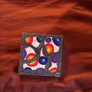 Vibrant Geometric Art Tile